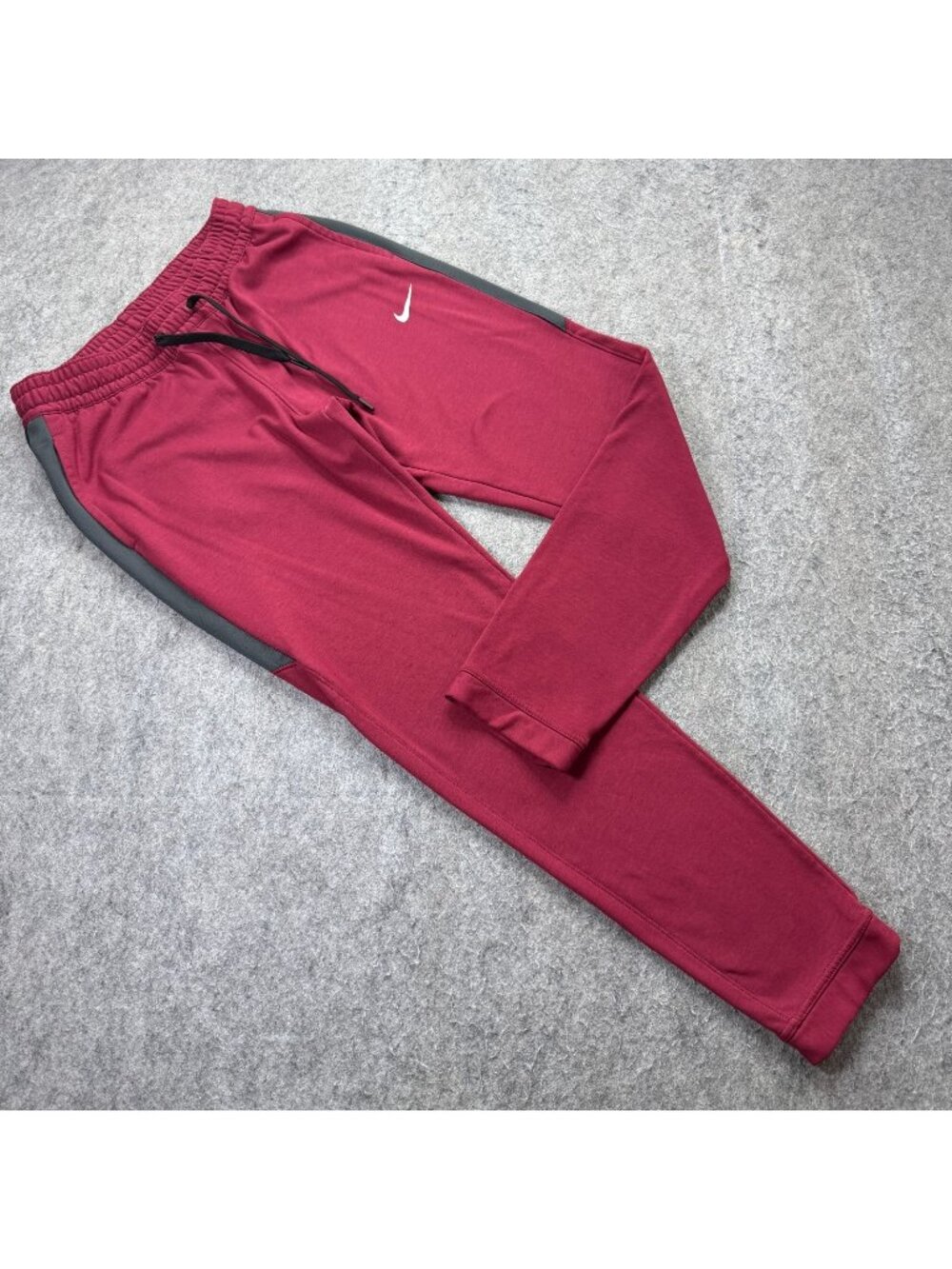 Nike DRI-FIT Showtime Basketball Joggers Women L Red 31" Fleece FD1646